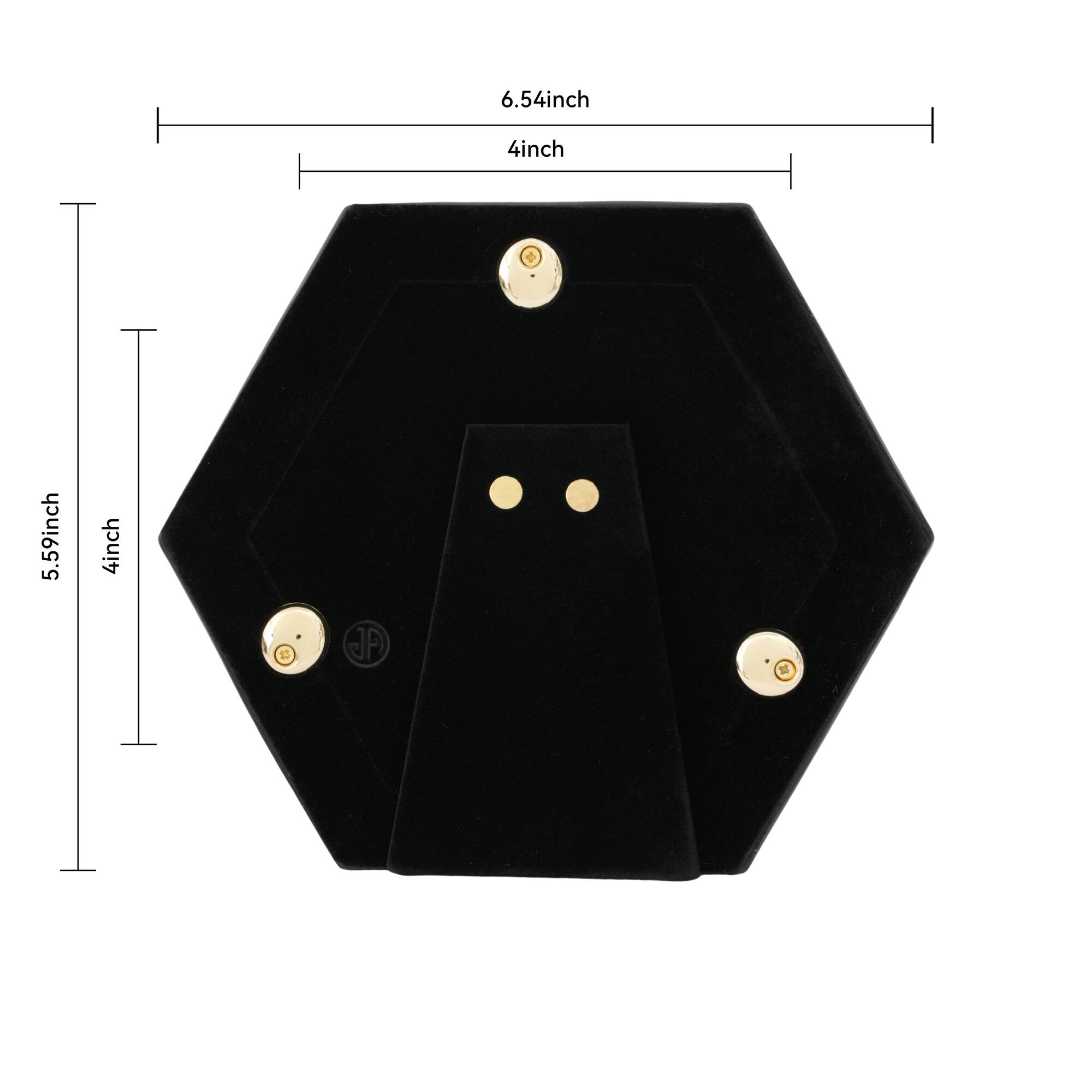 Jonathan Adler x Michaels 4" x 4" Black & White Hexagonal Tabletop Frame